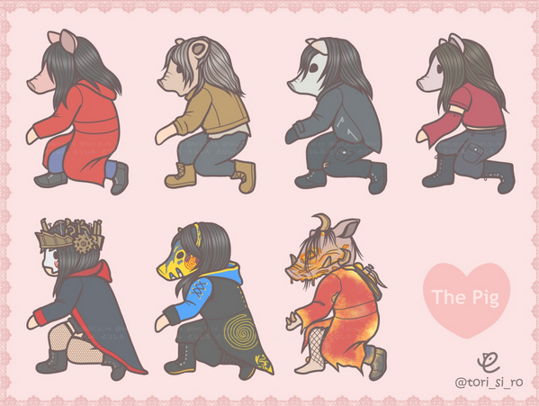 Pig artwork by tori si ro