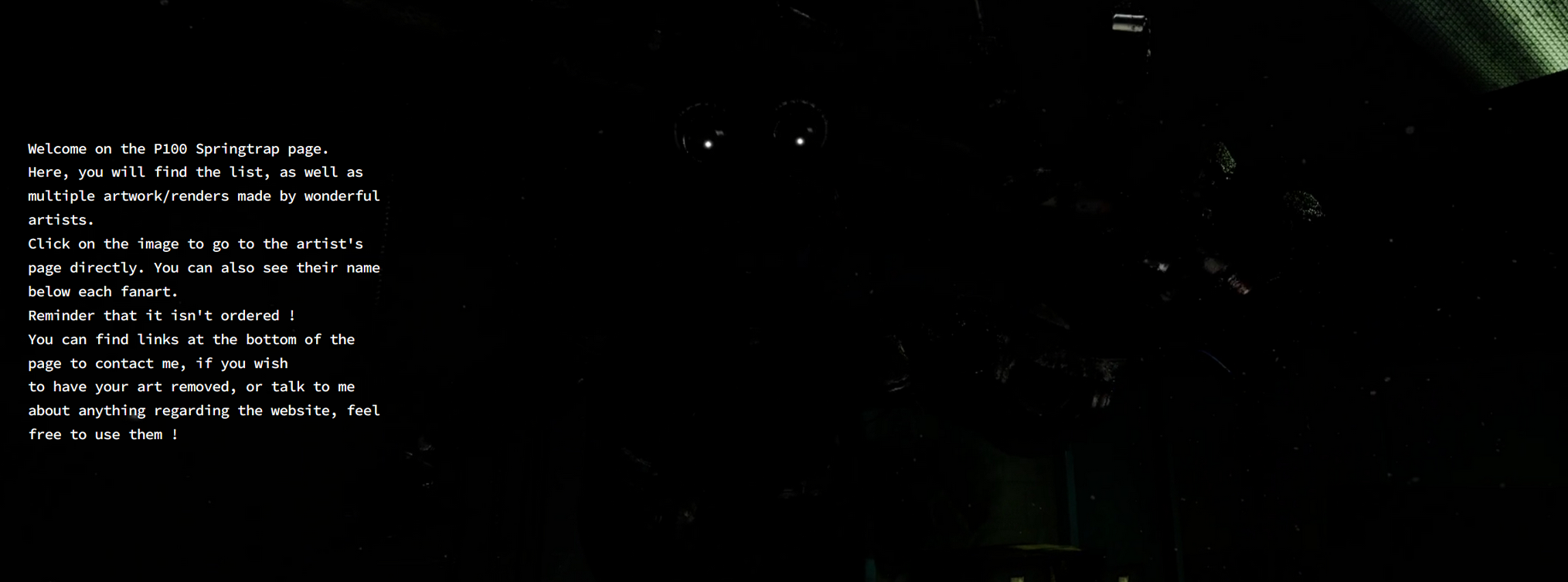 Springtrap header